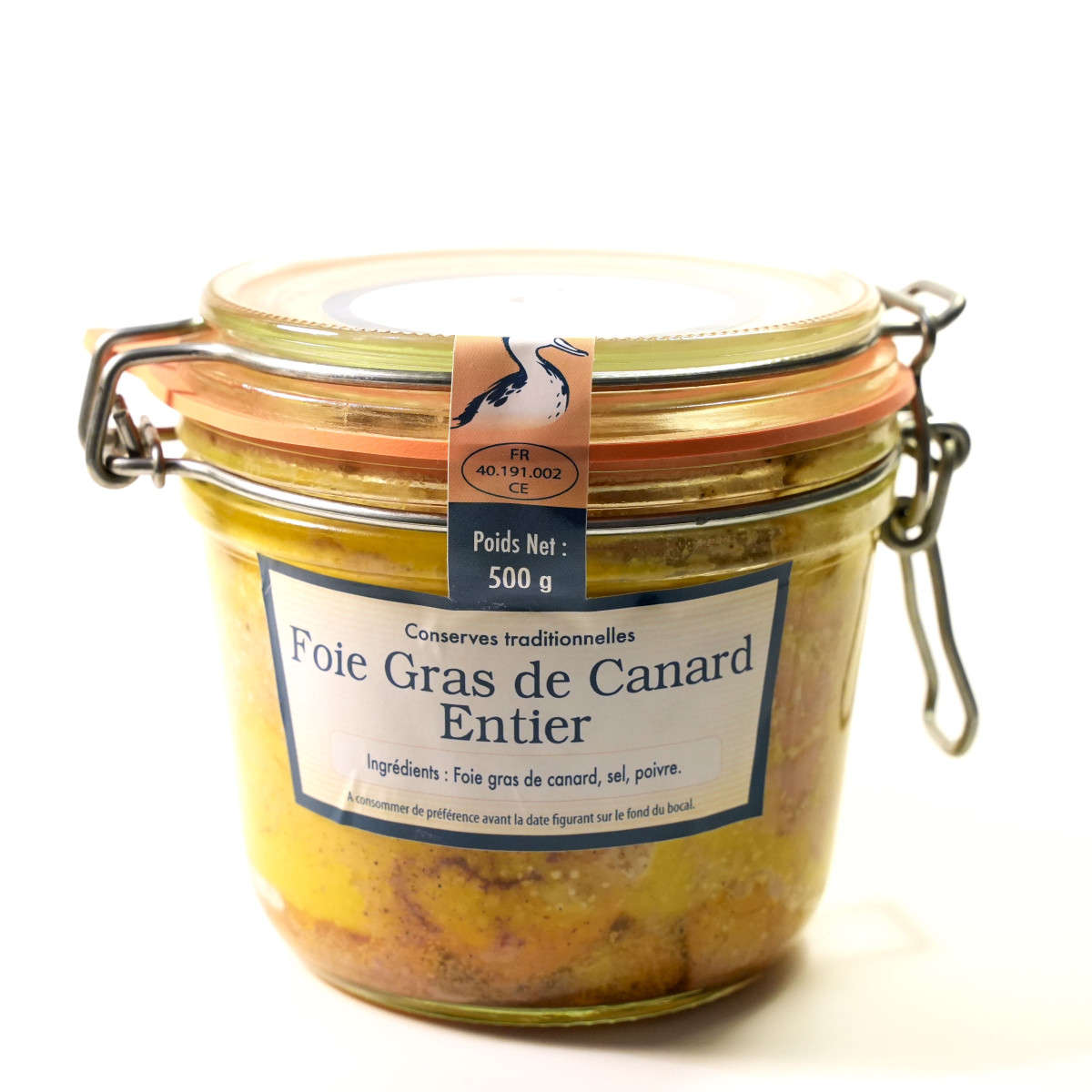 Foie gras de canard entier